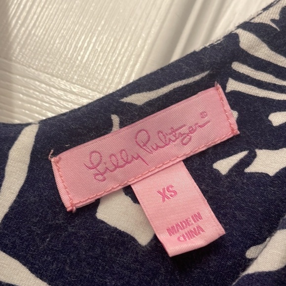 Lilly Pulitzer Sloane Maxi Dress Navy Umbrella Oh Cabana Boy - Picture 7 of 10